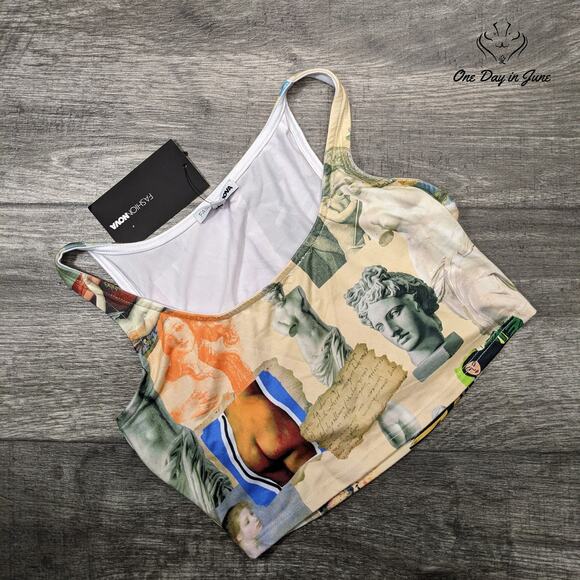 Fashion Nova Piece of Art Tank Top Size S - Picture 1 of 3